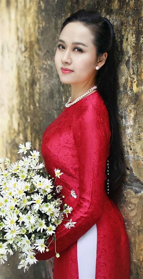 Pin By Pemburu Gadis Supergirl On Aodai Red Gurlz Beautiful Asian