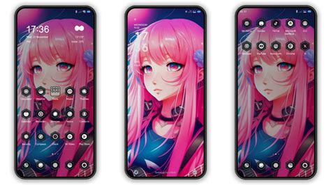 Dark Anime Miui Theme Mikuu For Xiaomi And Redmi Phones Miui Themer