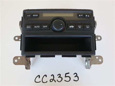 Honda Pilot Climate Control Panel Temperature Unit