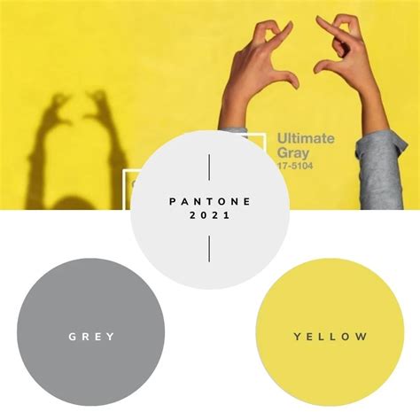 Pantone Color Of The Year 2021 Ultimate Grey And Illuminating Yellow