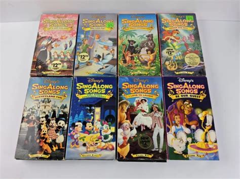 Disney Sing Along Songs Vhs Menge Originalversionen Er Er