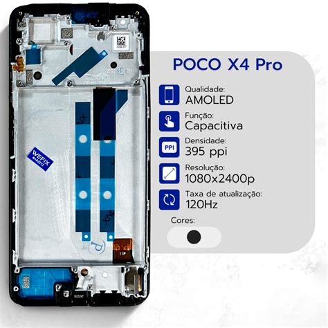 Display Frontal Xiaomi Poco X4 Pro 5G Aro Premium Wefix WEFIX