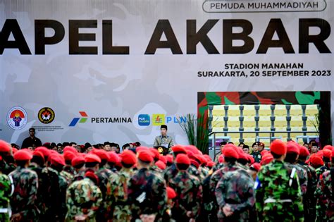 Sekretariat Kabinet Republik Indonesia Apel Akbar Pasukan Komando