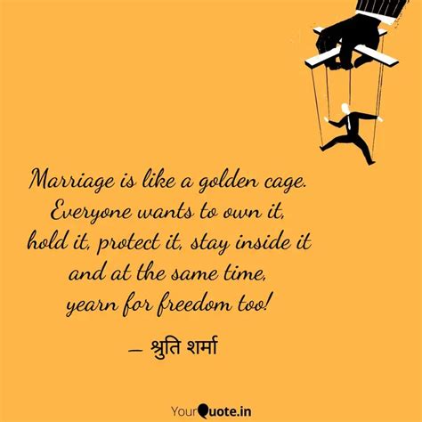 Marriage Is Like A Golden Quotes And Writings By श्रुति शर्मा