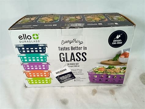 Ello Duraglass Glass Food Storage Meal Prep Containers - Dutch Goat