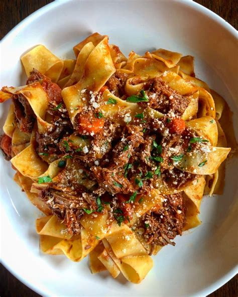 Shredded Beef Ragu With Pappardelle Cupcakes And Sarcasm