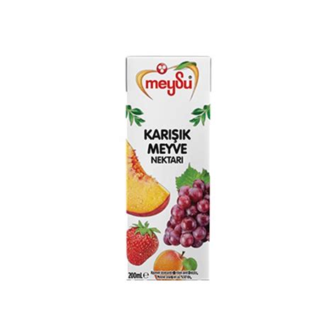 Meysu Karışık Meyve Nektarı 200 ml Fiyatı Taksit Seçenekleri