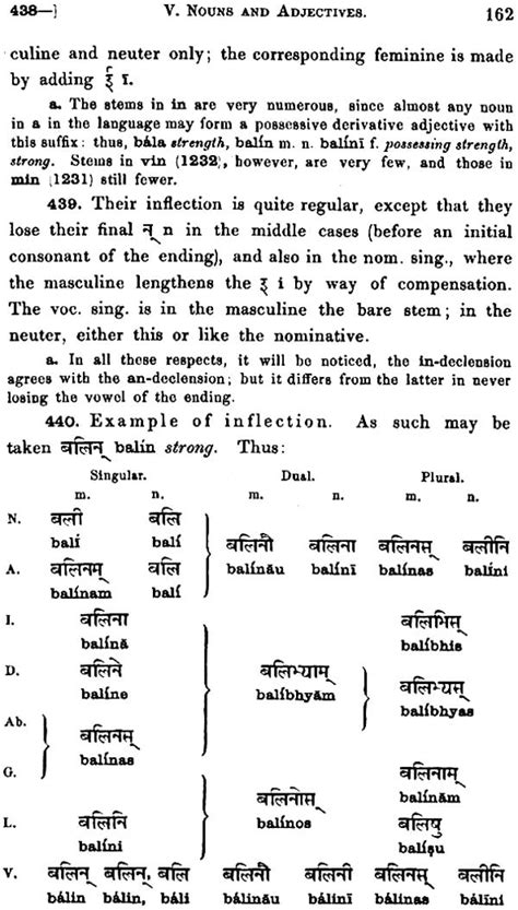 Sanskrit Grammar (Including Both, the Classical Language and the Older ...