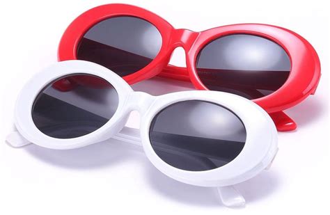 Iambcoolin Retro Oval Mod Thick Frame Clout Goggles Kurt Cobain