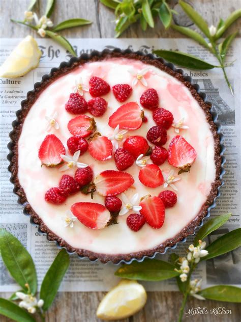 Tarta de Limón con Glaseado de Frutas Rojas Mabel s Kitchen