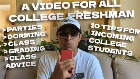 10 Tips For Incoming College Freshmen 📒📚🎒 Youtube