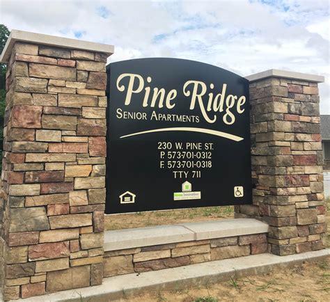 Monument Sign With Lighted Letters