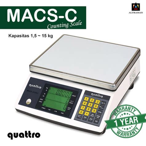 Jual Timbangan Digital Counting Quattro MACS C Hitung Jumlah Barang