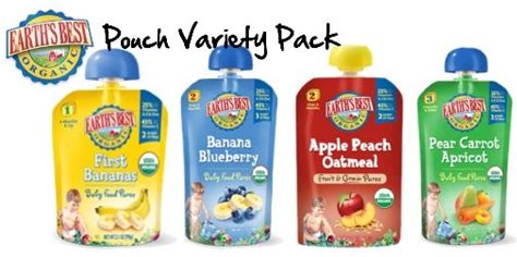 Earth's Best Organic Baby Food Pouches