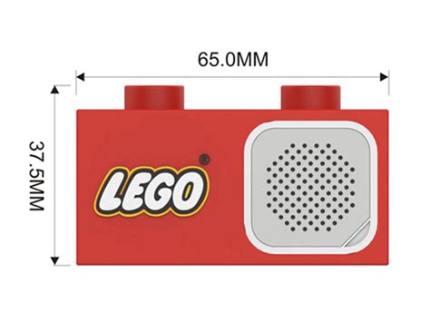 Custom LEGO shape PVC Bluetooth Speaker_custom design-Sys-Link Technology Co Ltd.