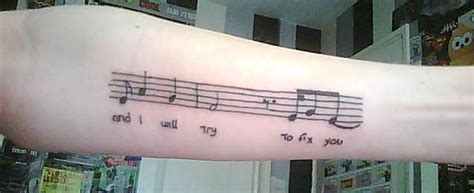 Coldplay Fix You Tattoo