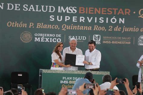 Amlo Realiza Supervisión De Plan De Salud Imss Bienestar En Qroo Grupo