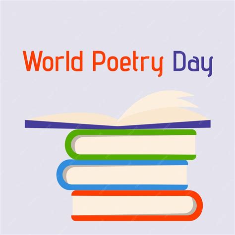 Premium Vector World Poetry Day