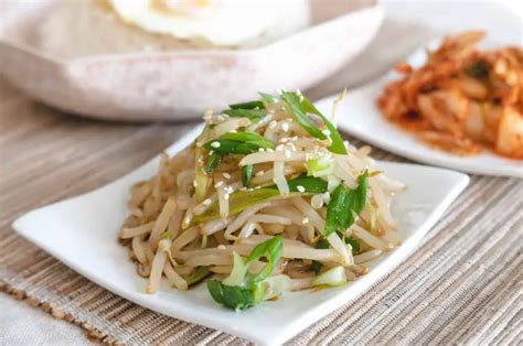 Korean Mung Bean Sprout Salad Sukju Namul Muchim Carving A Journey