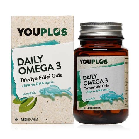 Youplus Daily Omega 3 30 Kapsül Vitamin Dolabı