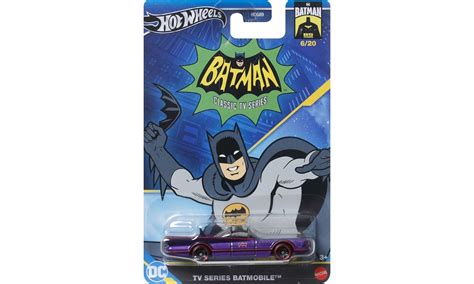 Mattel Hot Wheels Batman Classic Tv Series Batmobile Purple Hrw