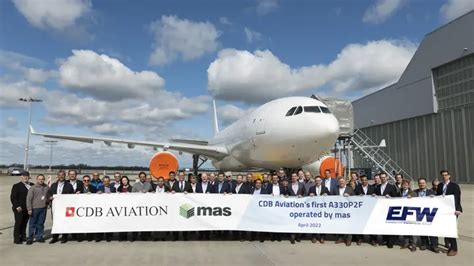 Delivery Of First A330P2F To CDB For Operation By Mas Elbe