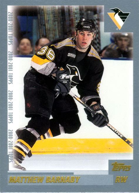 Matthew Barnaby - Player's cards since 1999 - 2001 | penguins-hockey ...