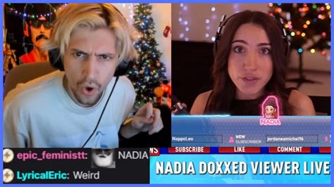 Xqc Reacts To Nadia Banned On Twitch Youtube