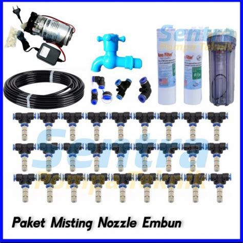 Jual Paket Misting 5 Titik Mesin Embun Walet Misting Kabut Embun 5