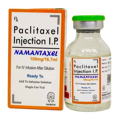 Namantaxel 100mg Matoshree Healthcare Pvt Ltd