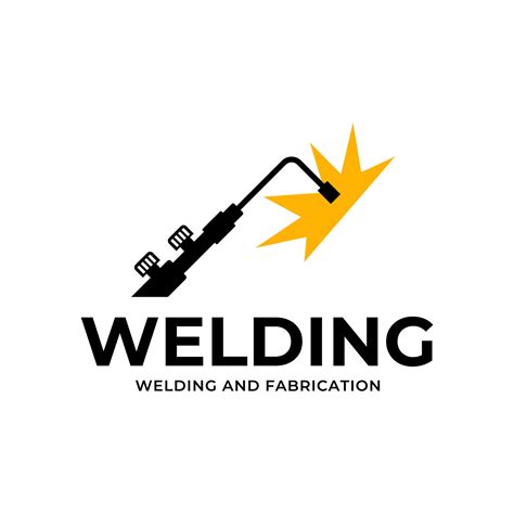 Welding Torch Logo Design Welder Tool Vector Design Welding Work