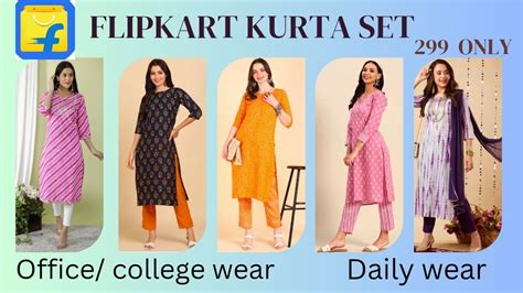 Flipkart Kurta Set Haul 299 Onwards YouTube