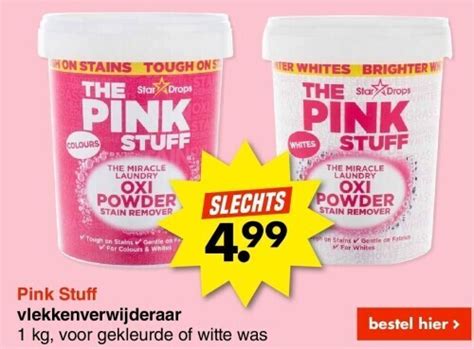 Pink Stuff Vlekkenverwijderaar Promotie Bij Wibra