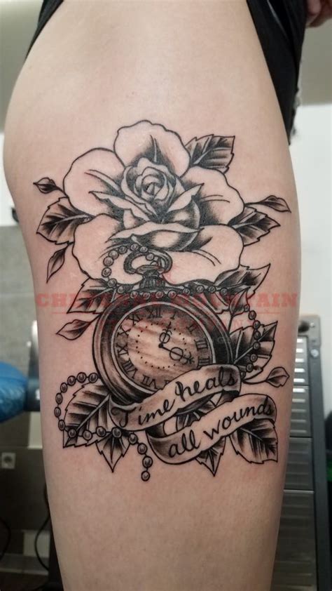 Time Heals All Wounds Cheyenne Mountain Tattoo