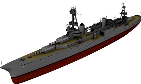 Uss Chicago Ca 29 Northampton Class Heavy Cruiser 3d Model