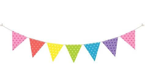 Bunting Dots And Stripes Rainbow 5 Dots Easter Bunny Bunting