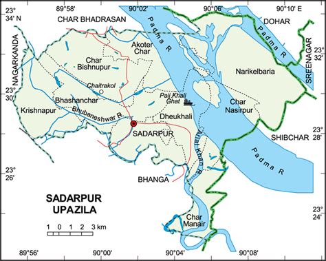 Mouza Map & 3 Detailed Maps of Sadarpur Upazila, Faridpur, Bangladesh - Tourism Directory of ...