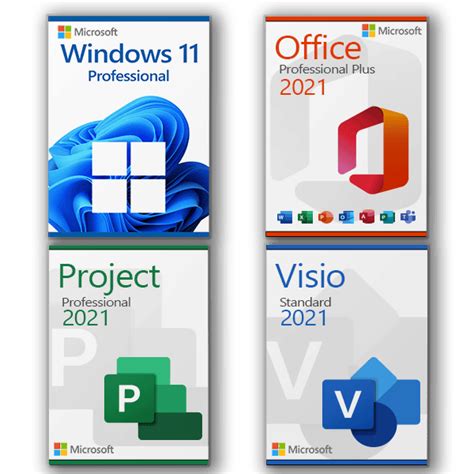 Microsoft Windows 11 Professional Microsoft Project 2021 Professional