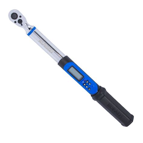 Kobalt 3 8 In Drive Digital Torque Wrench 5 Ft Lb To 100 Ft Lb With Batteries Included 81731