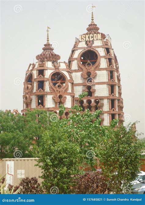 ISKCON Temple Delhi editorial photo. Image of delhi - 157685821