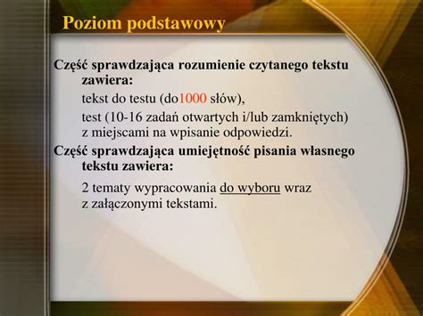 Ppt Matura Z J Zyka Polskiego Powerpoint Presentation Free