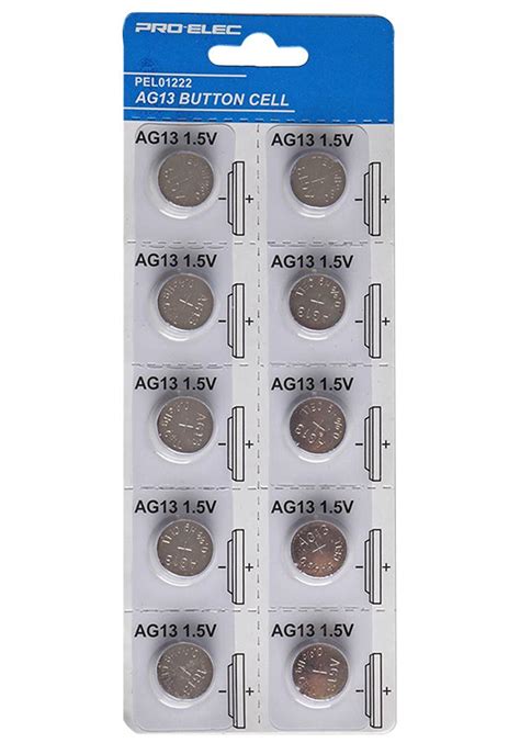 Alkaline Ag A Lr Button Cell Battery Pack Pro Elec Cpc