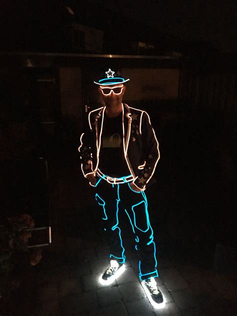 El Wire Led Suit By Gijs Van Wijk Light Up Halloween Costumes Led