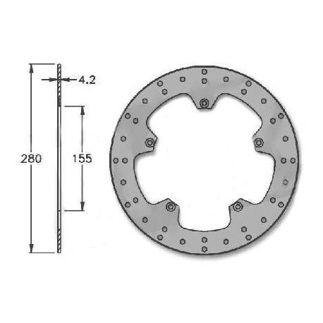 Disque De Frein Avant Aprilia Rs Yamha Tzr Mbk X Power Cc