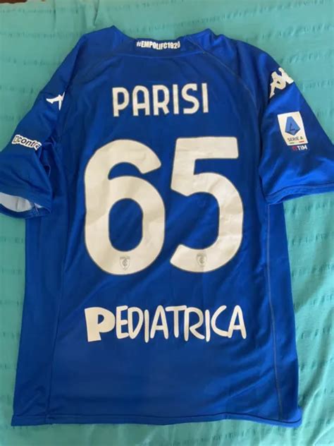 MAGLIA MATCH WORN Preparata Indossata Parisi Empoli Serie A No Napoli