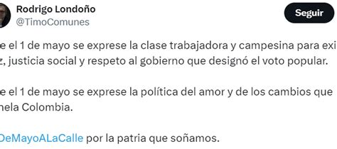 Rodrigo Londoño hizo una invitación a Petro que generó efecto dominó en