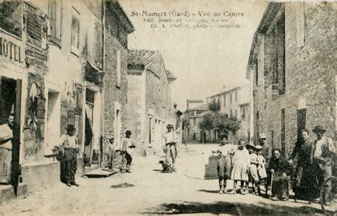 Saint Mamert Du Gard Le Temple Carte Postale Ancienne Et Vue D Hier