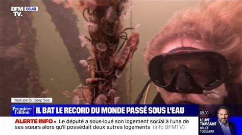 Un Chercheur Am Ricain Bat Le Record Du Monde De Vie Sous L Eau