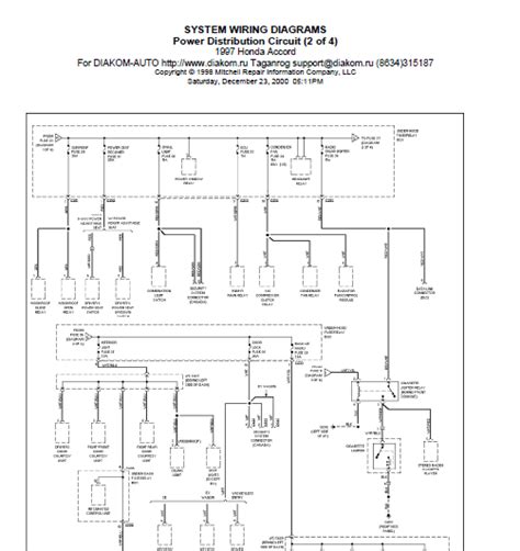 1997 Honda Accord Wiring Diagram Lighting