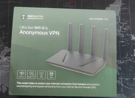 Encrouter Wi Fi 6 VPN Router